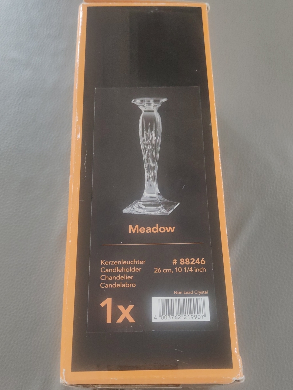 Nachtmann Crystal Candleholder - Non Lead Crystal Vintage